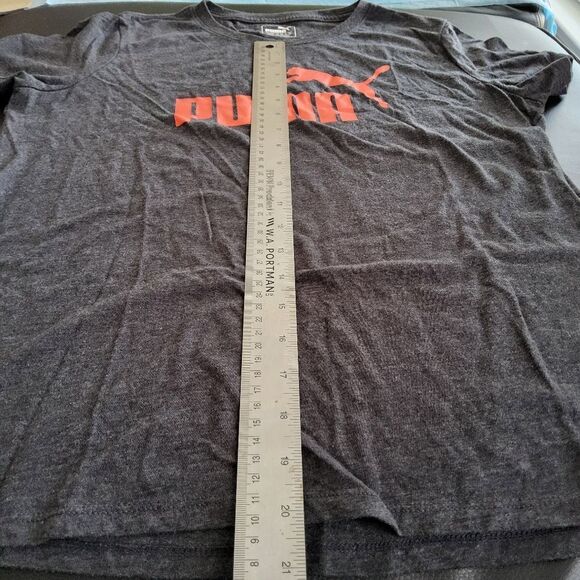 Puma Gray T-Shirt with Red Logo - Picture 3 of 3